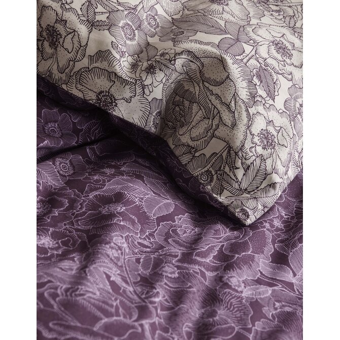 Essenza Camille  dekbedovertrek Plum wine 2p set 200x220