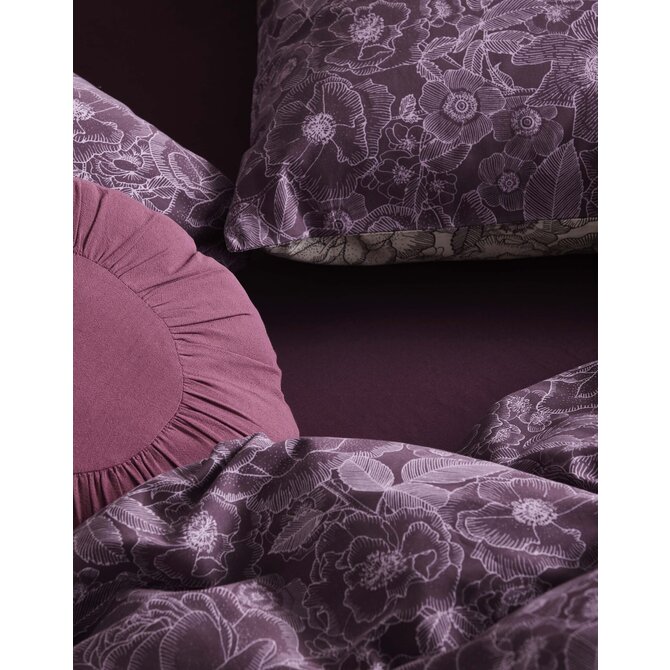 Essenza Camille  dekbedovertrek Plum wine 2p set 260x220