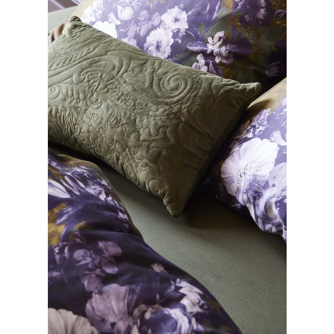 Essenza Leila  dekbedovertrek Forest green 2p set 200x220