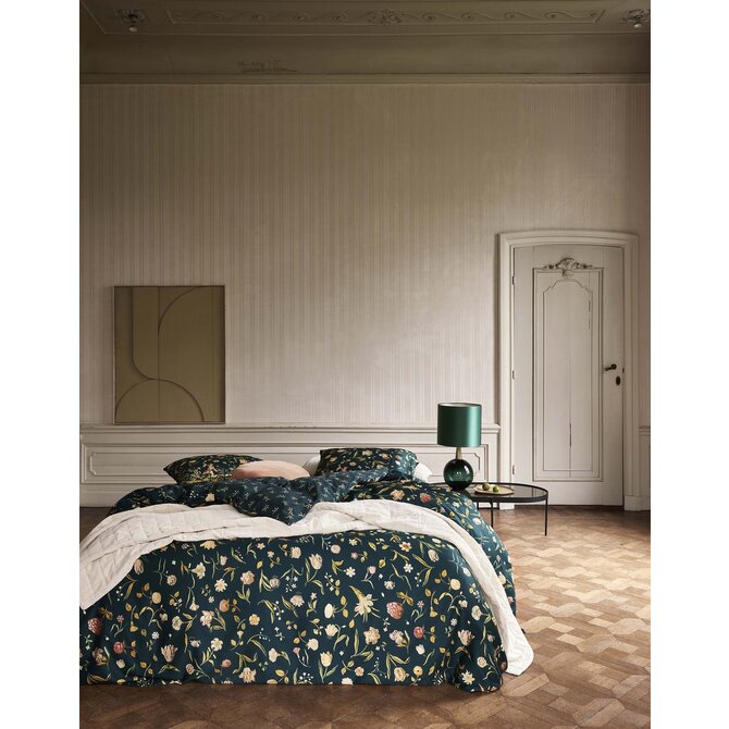 Essenza Odilia  dekbedovertrek Deep sea blue 2p set 260x220