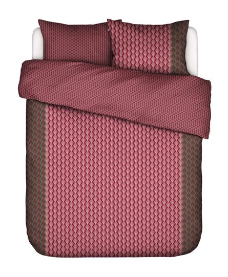 Essenza Tesse  dekbedovertrek Cherry red 1p set 140x220