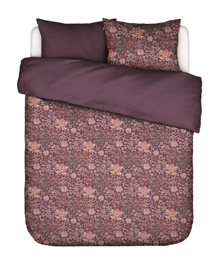 Essenza Ophelia  dekbedovertrek Plum wine 1p set 140x220