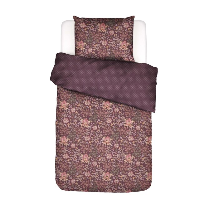 Essenza Ophelia  dekbedovertrek Plum wine 1p set 140x220