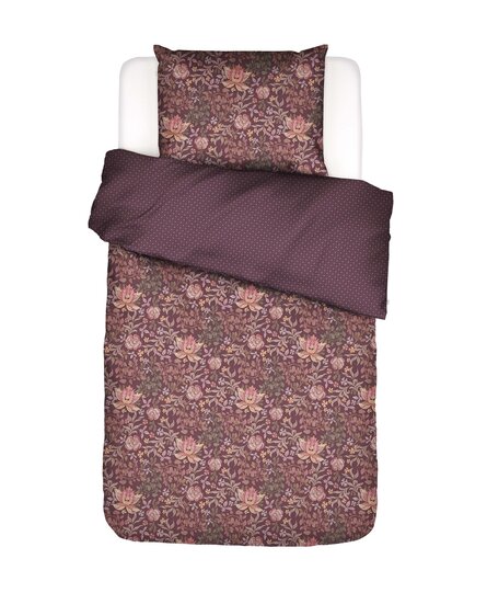 Essenza Ophelia  dekbedovertrek Plum wine 2p set 240x220