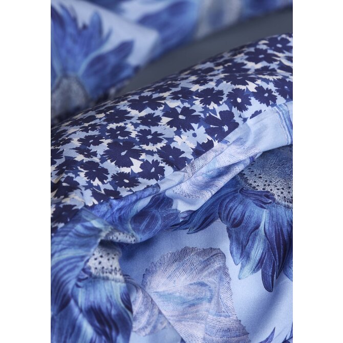 Essenza Yule  dekbedovertrek Chambray blue 2p set 200x220