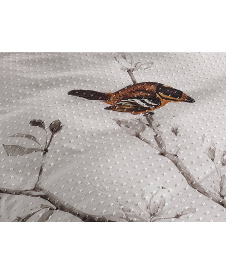 Zo! Home Birdie Dekbedovertrek 200x200/220 Off-White