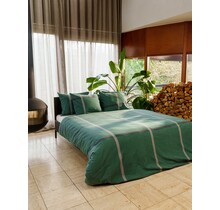 Kayori Kagura Dekbedovertrek Flanel  140x200/220 Donkergroen