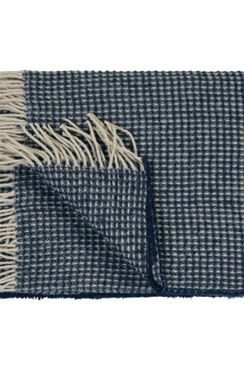 Vandyck Home 95 Plaid bedsprei 130x220 blue ink