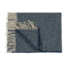 Vandyck Home 95 Plaid bedsprei 160x260 blue ink