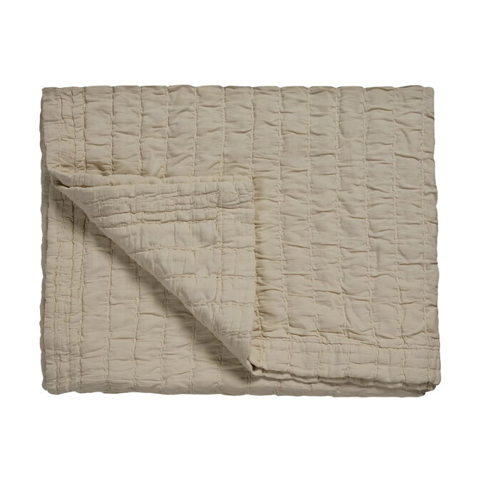 Vandyck Pure 64 G.Dyed Bedsprei 180x260 linen