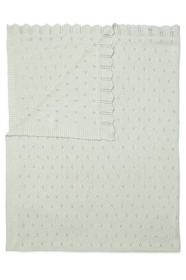 Essenza knitted Ajour plaid Morning swim 130x170