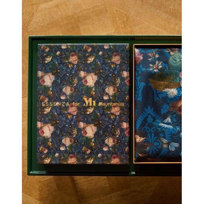 Essenza for Maurtitshuis  Gallery of Roses Dekbedovertrek 2p set 260x220 Nightblue