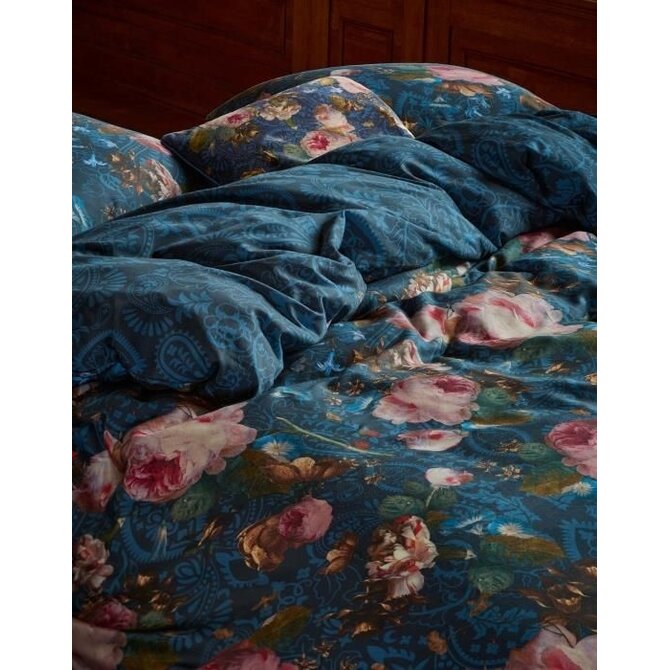 Essenza for Maurtitshuis  Gallery of Roses Dekbedovertrek 2p set 260x220 Nightblue