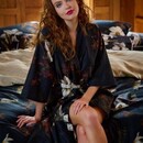 Essenza Essenza for Maurtitshuis  Jula Daffodils Reunited Kimono M Black