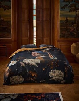 Essenza for Maurtitshuis  Floral Girl Dekbedovertrek 1p set 140x220 Black