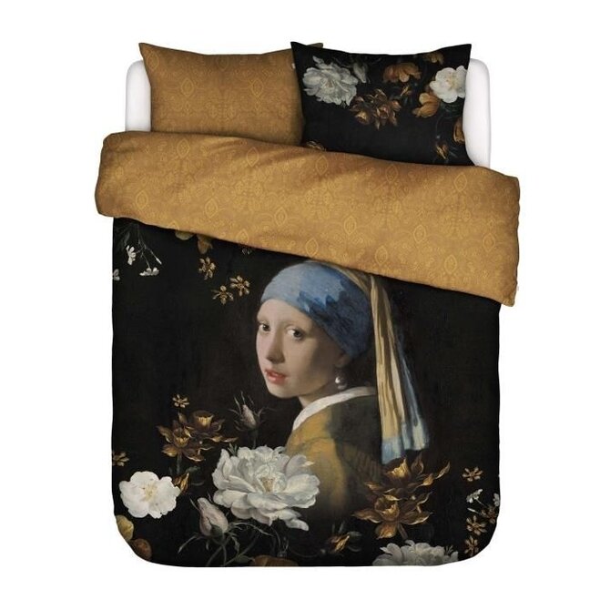 Essenza for Maurtitshuis  Floral Girl Dekbedovertrek 2p set 200x220 Black