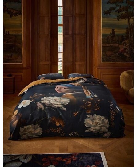 Essenza for Maurtitshuis  Floral Girl Dekbedovertrek 2p set 240x220 Black