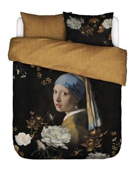 Essenza for Maurtitshuis  Floral Girl Kussensloop 60x70 Black