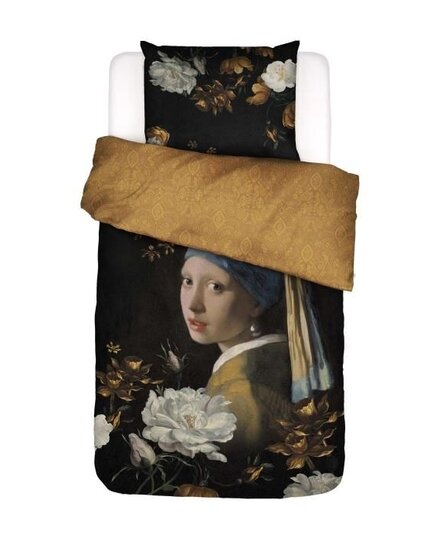 Essenza for Maurtitshuis  Floral Girl Kussensloop 60x70 Black