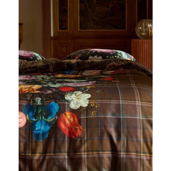 Essenza for Maurtitshuis  Beautiful Bouquet Dekbedovertrek 2p set 240x220 Brown