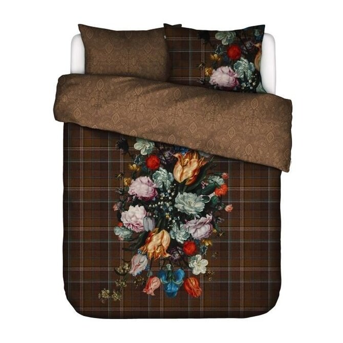 Essenza for Maurtitshuis  Beautiful Bouquet Dekbedovertrek 2p set 260x220 Brown Essenza for Maurtitshuis  Beautiful Bouquet Dekbedovertrek 2p set 260x220 Brown