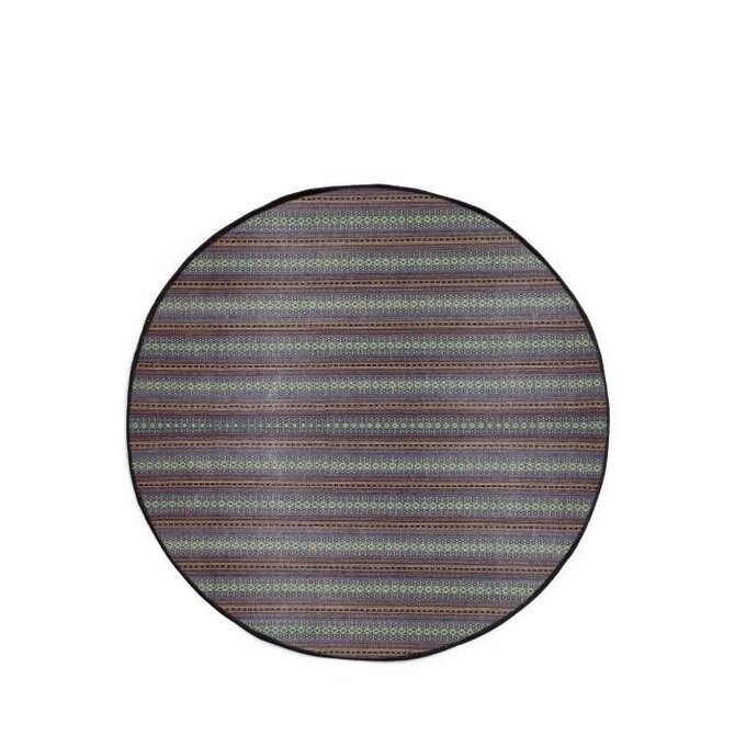 Essenza for Maurtitshuis  Beautiful Bouquet Carpet small 90round Brown Essenza for Maurtitshuis  Beautiful Bouquet Carpet small 90round Brown