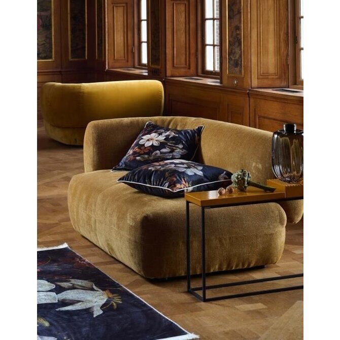 Essenza for Maurtitshuis  Daffodil Reunited Cushion 50x50 Black Essenza for Maurtitshuis  Daffodil Reunited Cushion 50x50 Black