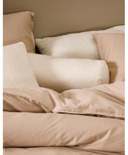 Essenza Teddy roll cushion Vanilla 22x50