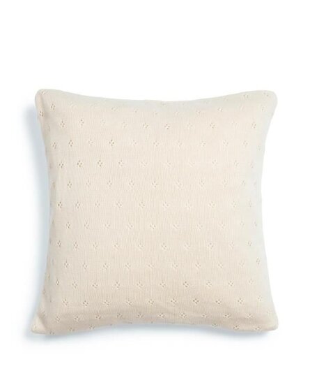 Essenza knitted Ajour cushion Antique white 50x50