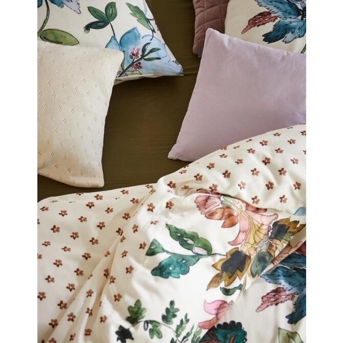 Essenza knitted Ajour cushion Antique white 50x50 Essenza knitted Ajour cushion Antique white 50x50