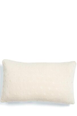 Essenza knitted Ajour cushion Antique white 30x50