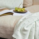 Essenza Essenza knitted Ajour cushion Morning swim 30x50