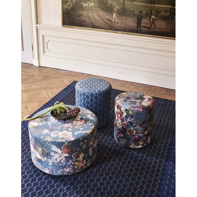 Essenza Karli pouf Reef green 40 Round