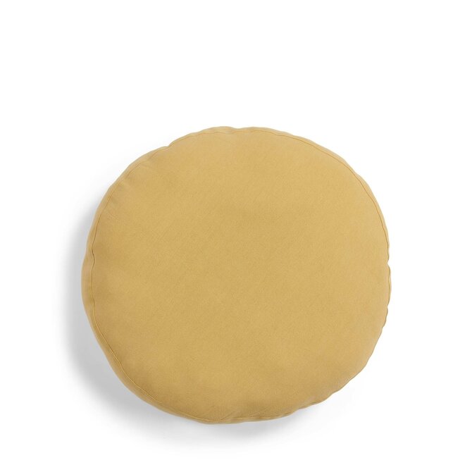 Essenza Mads cushion Ochre 45 cm round