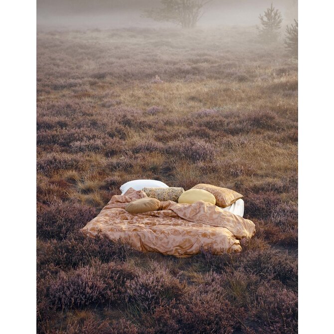 Essenza Mads cushion Ochre 45 cm round