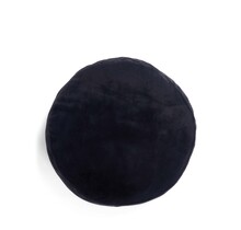 Essenza Mads Furry cushion Nightblue 45 cm round