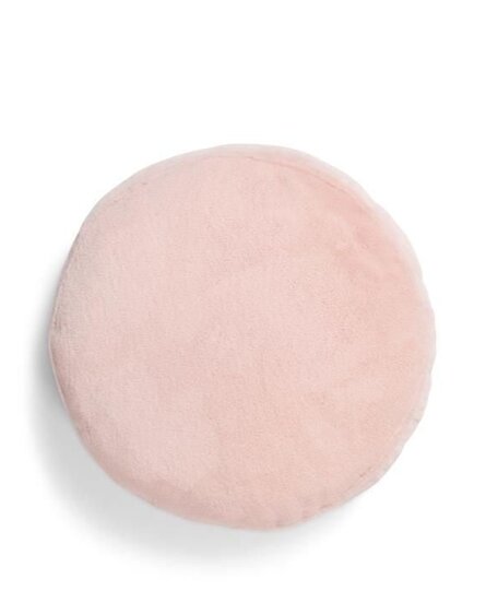 Essenza Mads Furry cushion Rose 45 cm round