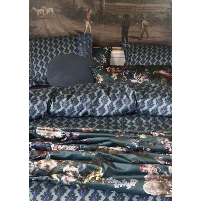 Essenza Mads cushion Dark teal 45 cm round