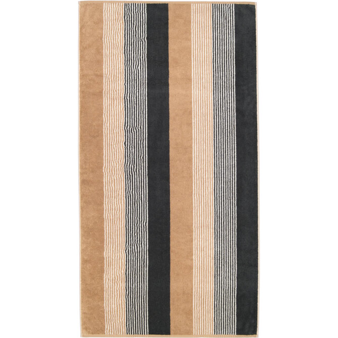 Cawö Coast  Handdoek anthrazit/natur 50/100