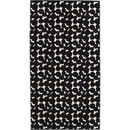 Cawö Cawö Loft Pebbles Douchelaken schwarz 70/140