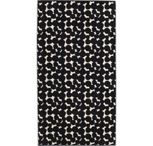 Cawö Loft Pebbles Douchelaken schwarz 70/140