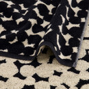 Cawö Cawö Loft Pebbles Douchelaken schwarz 70/140