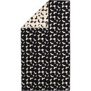 Cawö Cawö Loft Pebbles Douchelaken schwarz 70/140