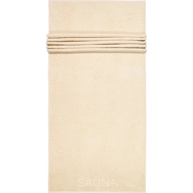 Cawö Pure Uni Saunalaken beige 80/200