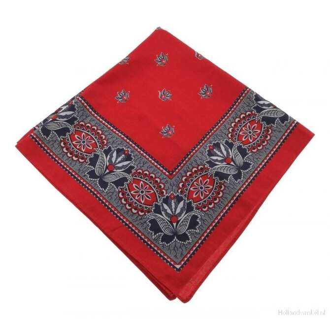 Boeren zakdoek 59x59cm 5 stuks