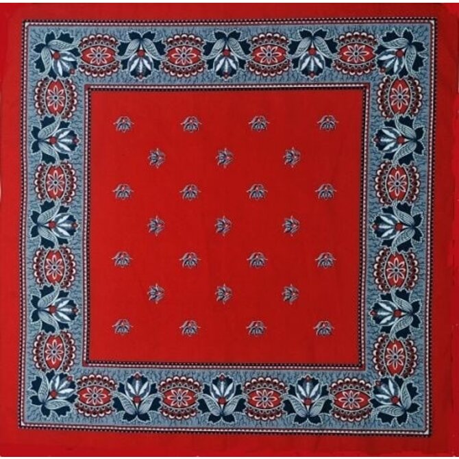 Boeren zakdoek 59x59cm 5 stuks
