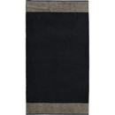 Cawö Cawö Two-Tone  Handdoek schwarz 50/100