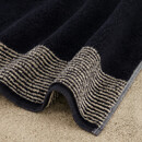 Cawö Cawö Two-Tone  Handdoek schwarz 50/100