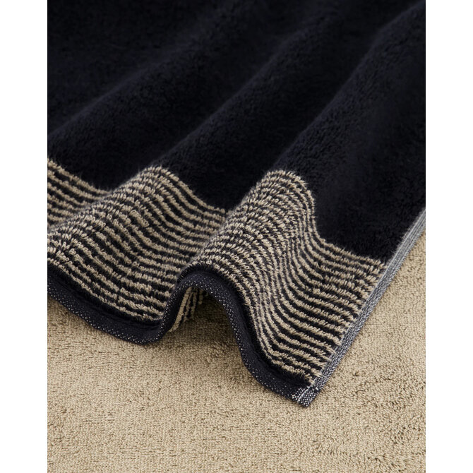 Cawö Two-Tone Badlaken schwarz 80/150 Cawö Two-Tone Badlaken schwarz 80/150