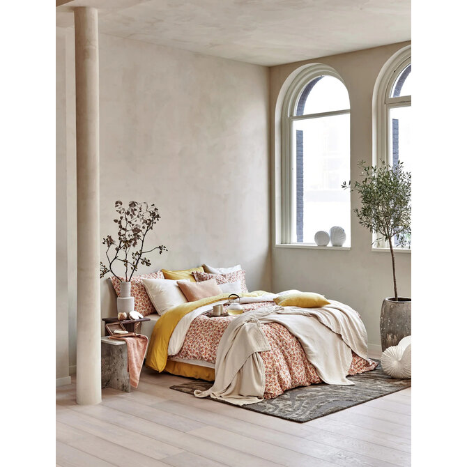 Vandyck Washed Cotton Dekbedovertrek Apricot Blush Lits-jumeaux (240x200/220)